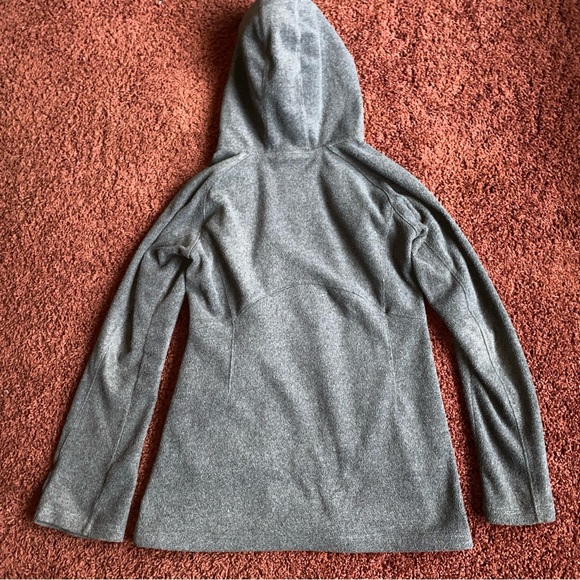 Columbia Benton Springs II Long Fleece Hoodie Jacket Womens Medium Gray Hiking - Picture 7 of 7